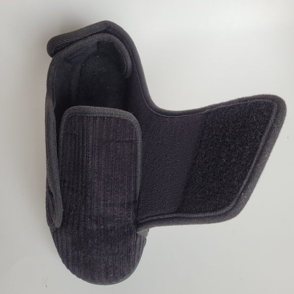 Hometop Adjustable Orthopedic Diabetic Slippers Black size 8 - Picture 10 of 12